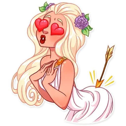 Girl in love - Sticker 25