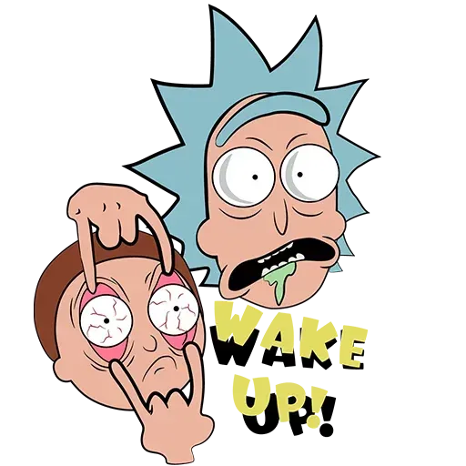 Rick & Monty pt1 - Sticker 26