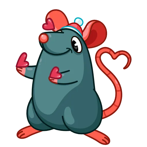 Mr. Christmas Rat - Sticker 14