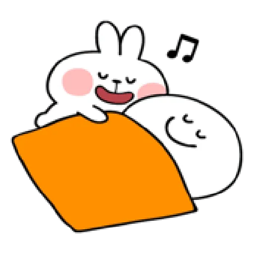 spoiled rabbit smile person 10 - Sticker 20