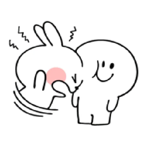 spoiled rabbit smile person 10 - Sticker 18