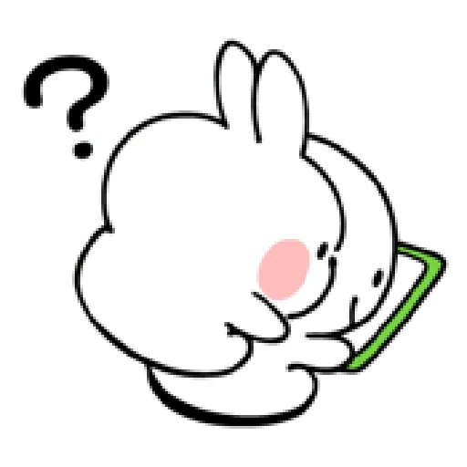 spoiled rabbit smile person 10 - Sticker 26