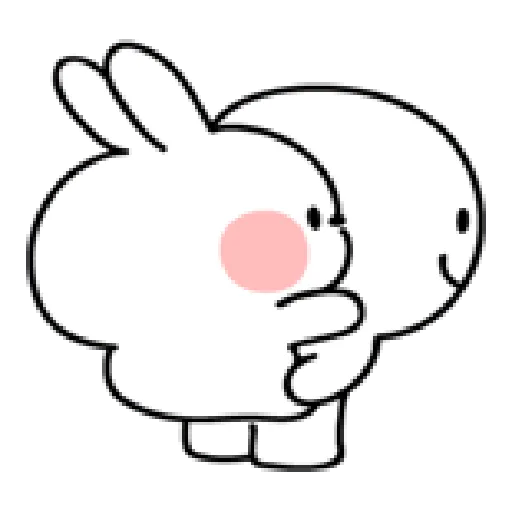 spoiled rabbit smile person 10 - Sticker 27
