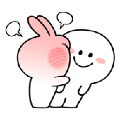 spoiled rabbit smile person 10 - Sticker 14