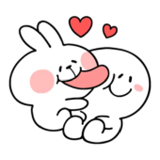 spoiled rabbit smile person 10 - Sticker 19
