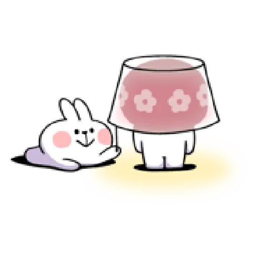 spoiled rabbit smile person 10 - Sticker 23