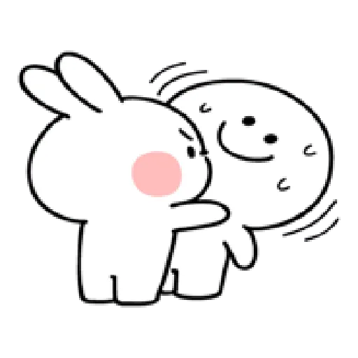 spoiled rabbit smile person 10 - Sticker 12