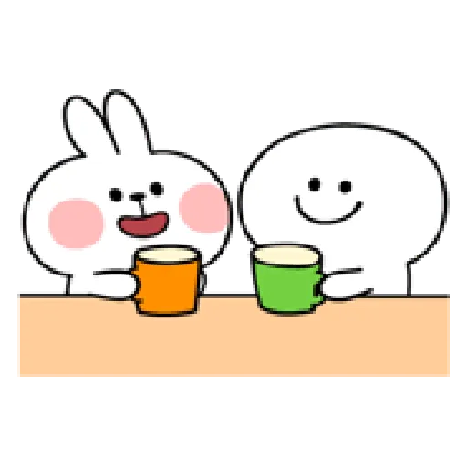 spoiled rabbit smile person 10 - Sticker 9