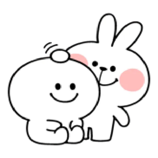 spoiled rabbit smile person 10 - Sticker 24
