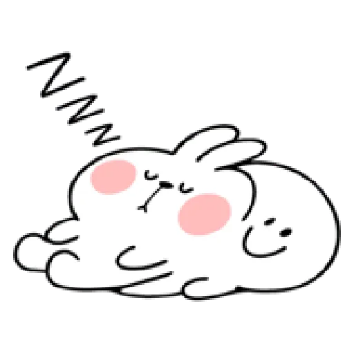 spoiled rabbit smile person 10 - Sticker 11