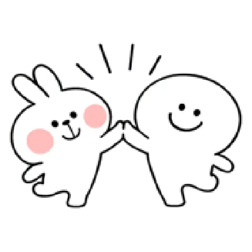 spoiled rabbit smile person 10 - Sticker 29