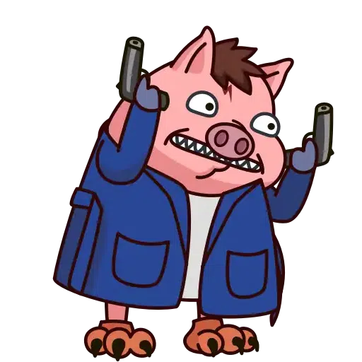 Potter Pig - Sticker 16