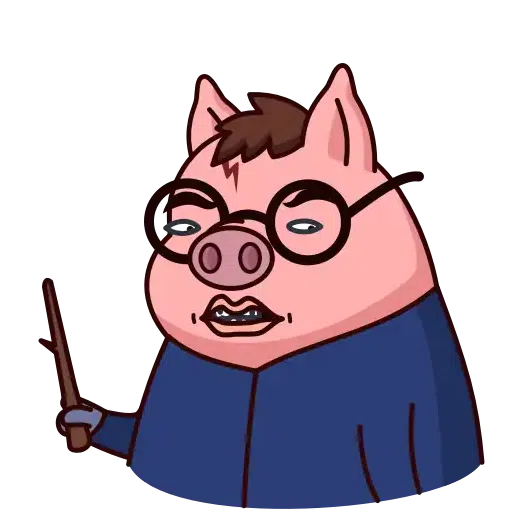 Potter Pig - Sticker 18