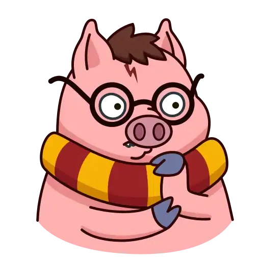 Potter Pig - Sticker 24