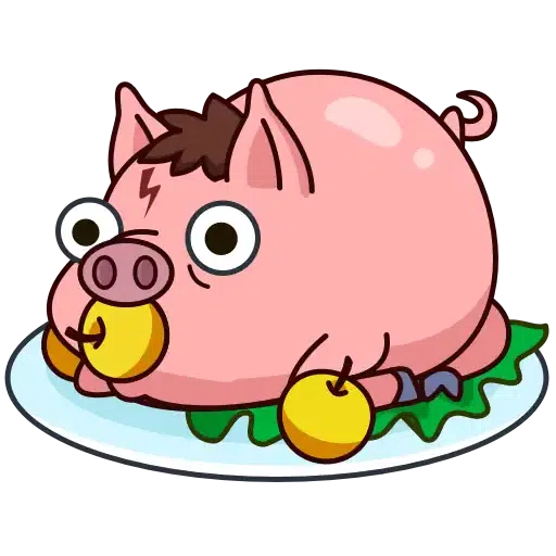 Potter Pig - Sticker
