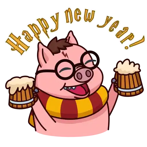 Potter Pig - Sticker 12
