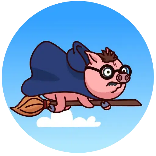 Potter Pig - Sticker 9