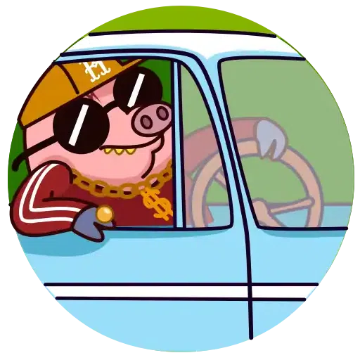 Potter Pig - Sticker 10