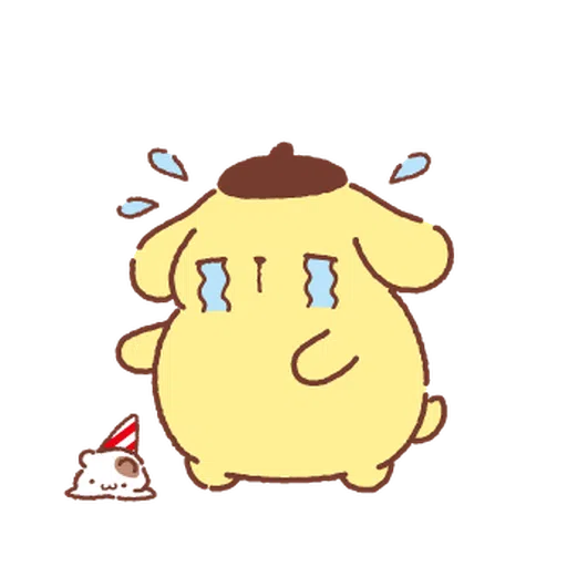 Pompompurin watercolor - Sticker 16