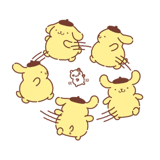 Pompompurin watercolor - Sticker 19