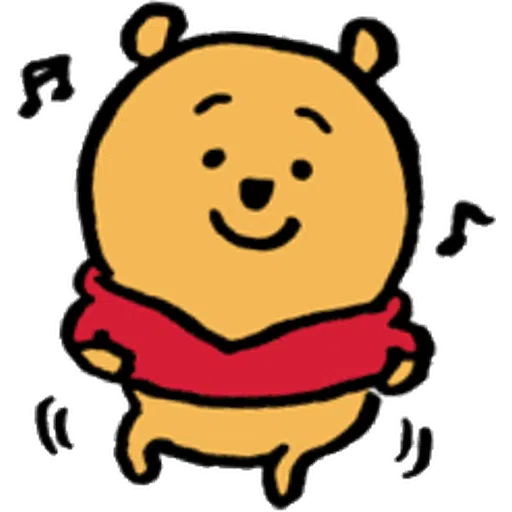 Pooh head - Sticker 14