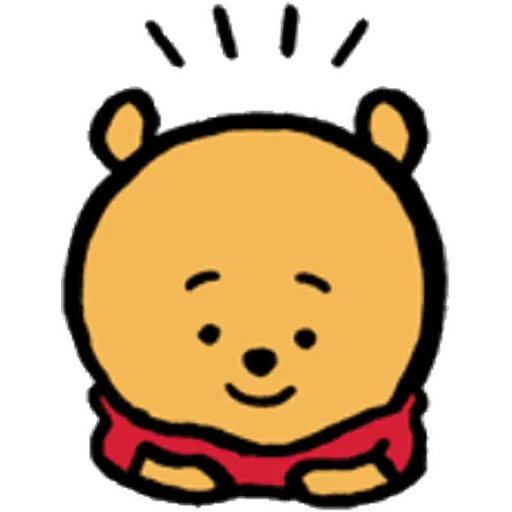 Pooh head - Sticker 11