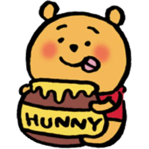 Pooh head - Sticker 13