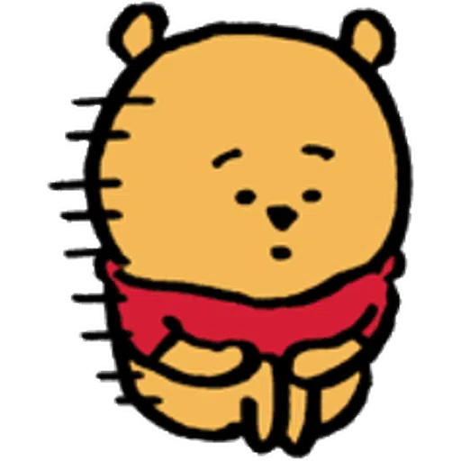 Pooh head - Sticker 12