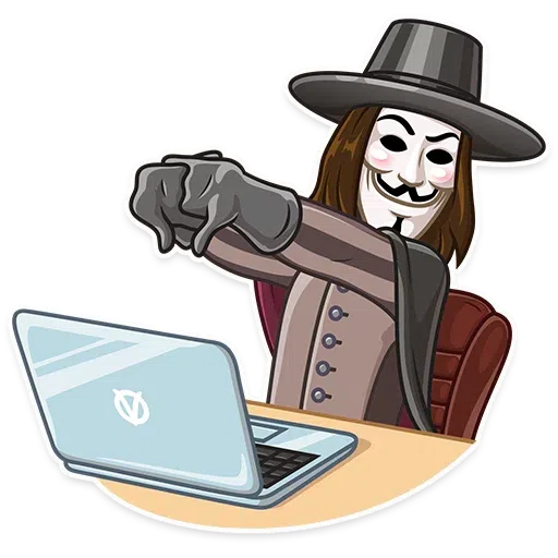 Guy Fawkes - Sticker 9