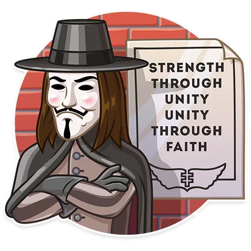 Guy Fawkes - Sticker 23