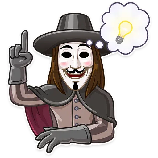 Guy Fawkes - Sticker 10
