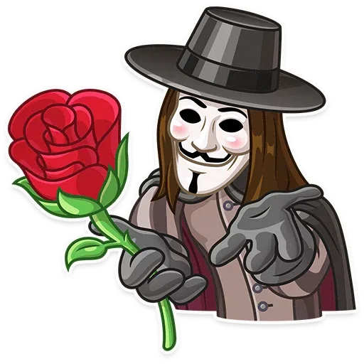 Guy Fawkes - Sticker 16