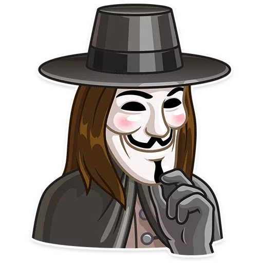 Guy Fawkes - Sticker 14