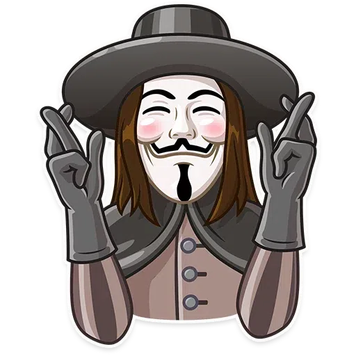 Guy Fawkes - Sticker 17
