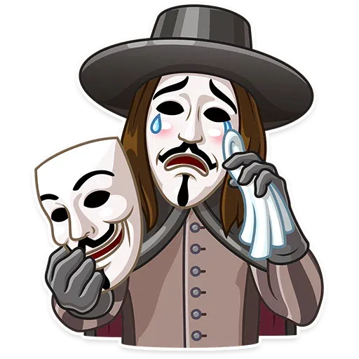 Guy Fawkes - Sticker 19
