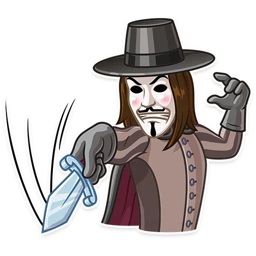 Guy Fawkes - Sticker 18