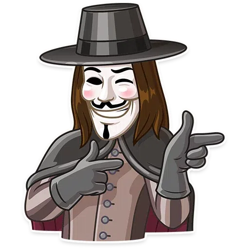 Guy Fawkes - Sticker 24