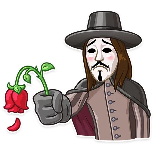 Guy Fawkes - Sticker 20