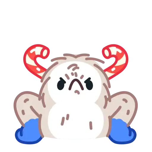 Yeti on Holidays - Sticker 23