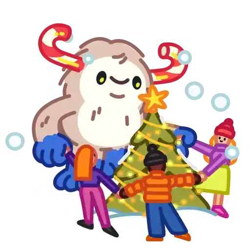 Yeti on Holidays - Sticker 12
