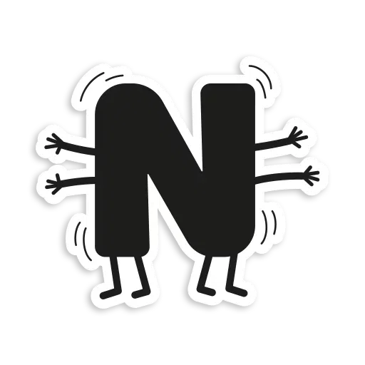 Letter Stickers - Sticker 14