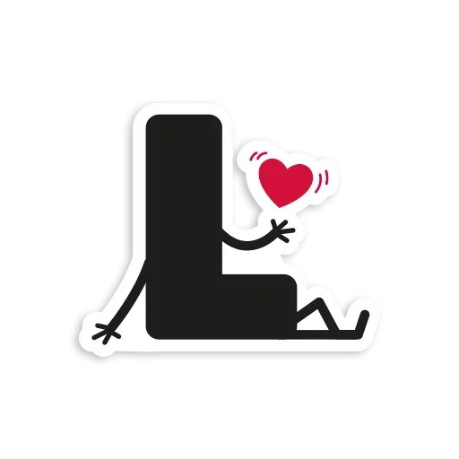Letter Stickers - Sticker 12