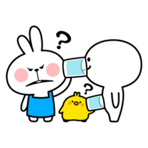 spoilt rabbit apron - Sticker 10
