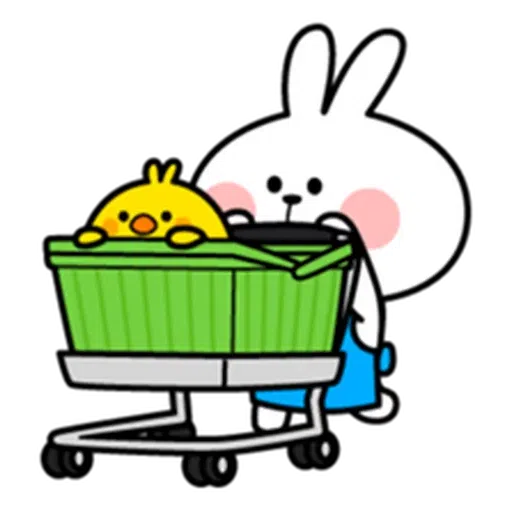 spoilt rabbit apron - Sticker 13