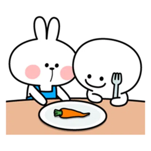 spoilt rabbit apron - Sticker 18