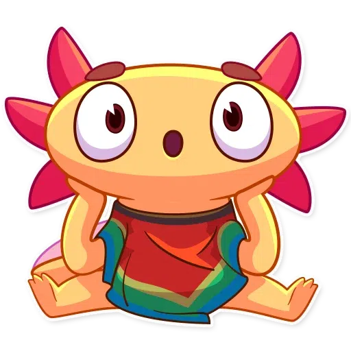 Mexican Axolotl part 1 - Sticker 16