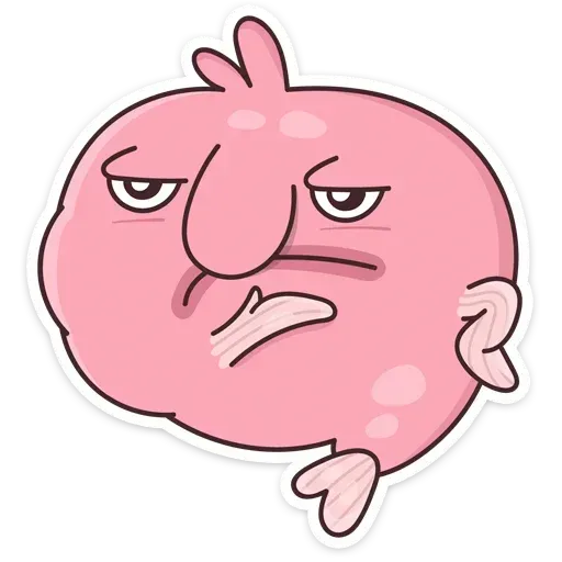 Pink Fish - Sticker 10