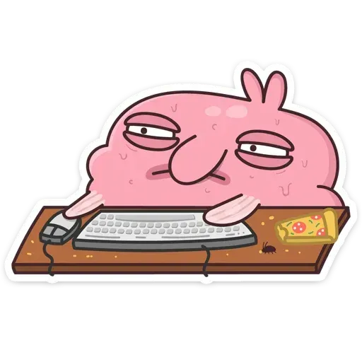 Pink Fish - Sticker 12