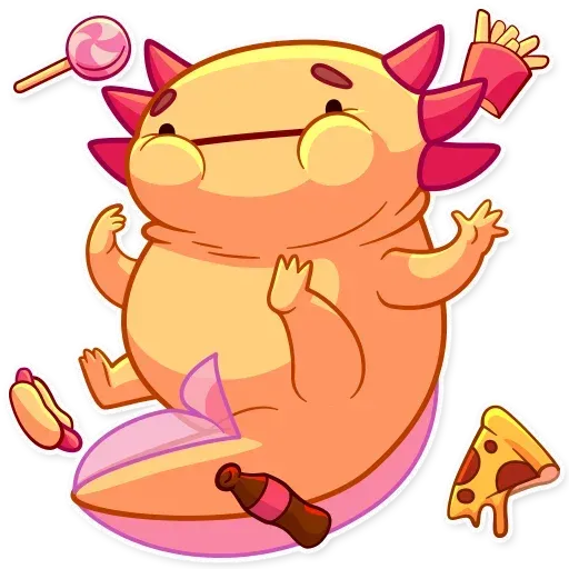 Mexican Axolotl - Sticker 15