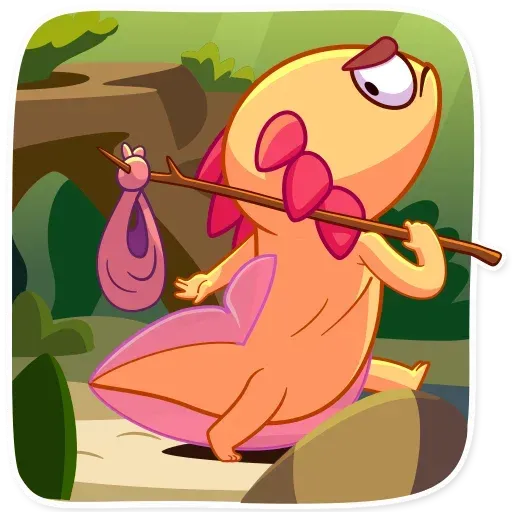 Mexican Axolotl - Sticker 18